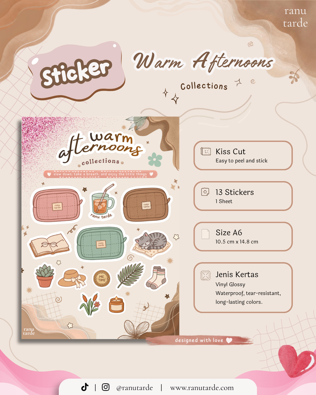 Warm Afternoons Sticker Pack