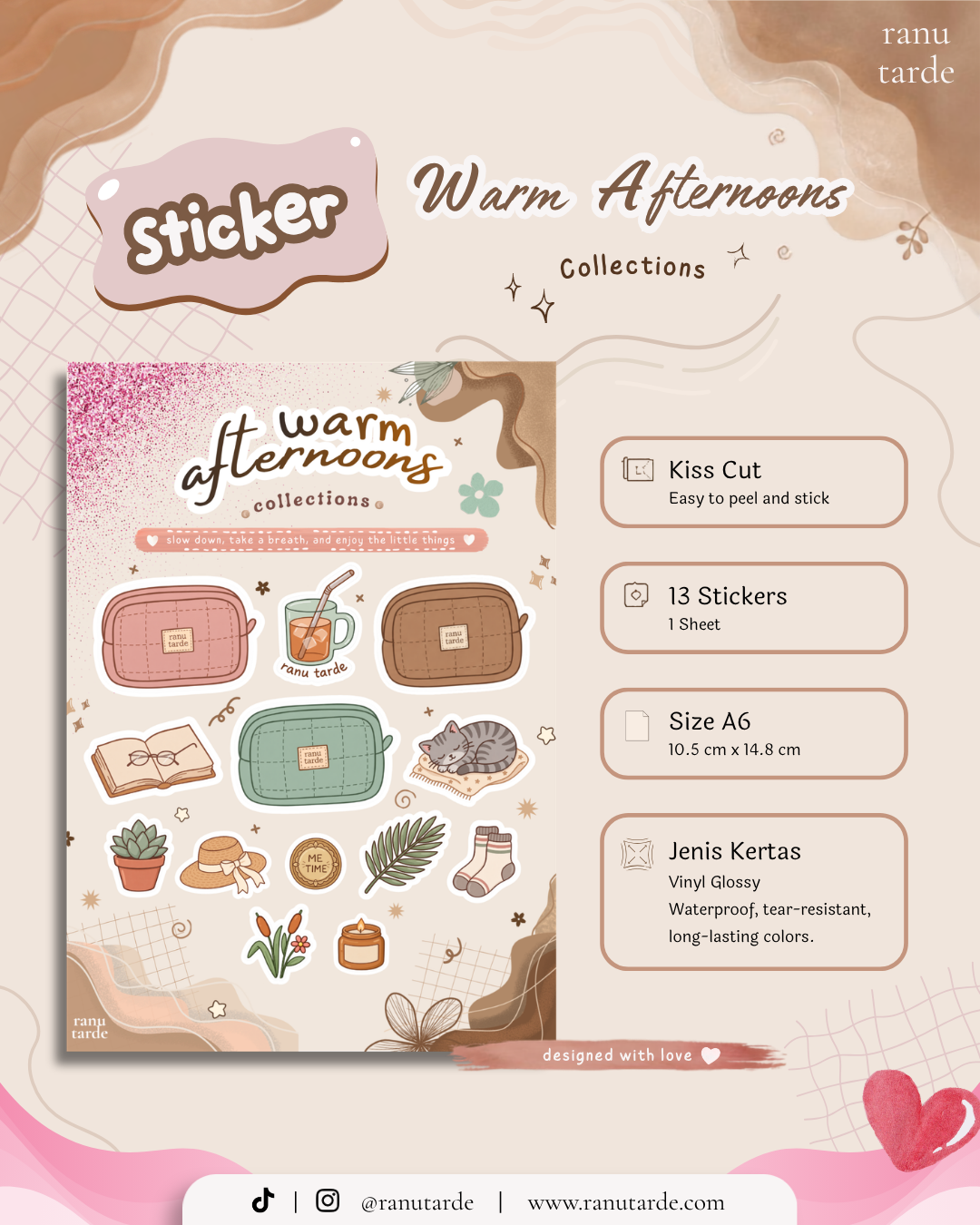 Warm Afternoons Sticker Pack